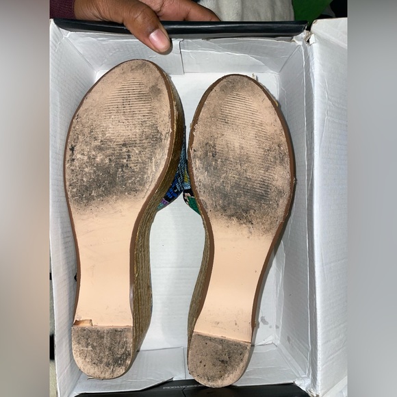 FashionNova ‘Watch Your Step’ Multicolored Snakeskin Flat Sandal - Picture 3 of 5